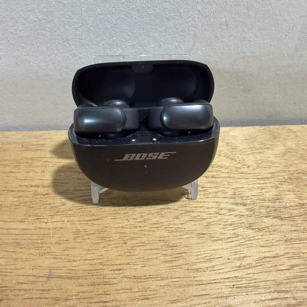 Bose Ultra Wireless Open Earbuds Open Ear Headphones Black 881046-0010